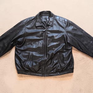 Croft Barrow Leather Jacket - Etsy