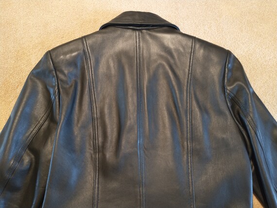 Vintage Sonoma Women's Black Lambskin Leather Jac… - image 5