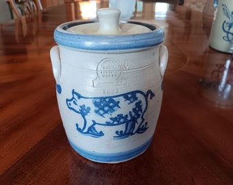 Rowe Pottery Works 陶器キャニスター Vintage Rowe Pottery Works Canister, 7