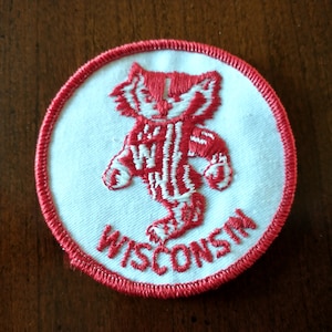Vintage Bucky Badger Wisconsin Patch