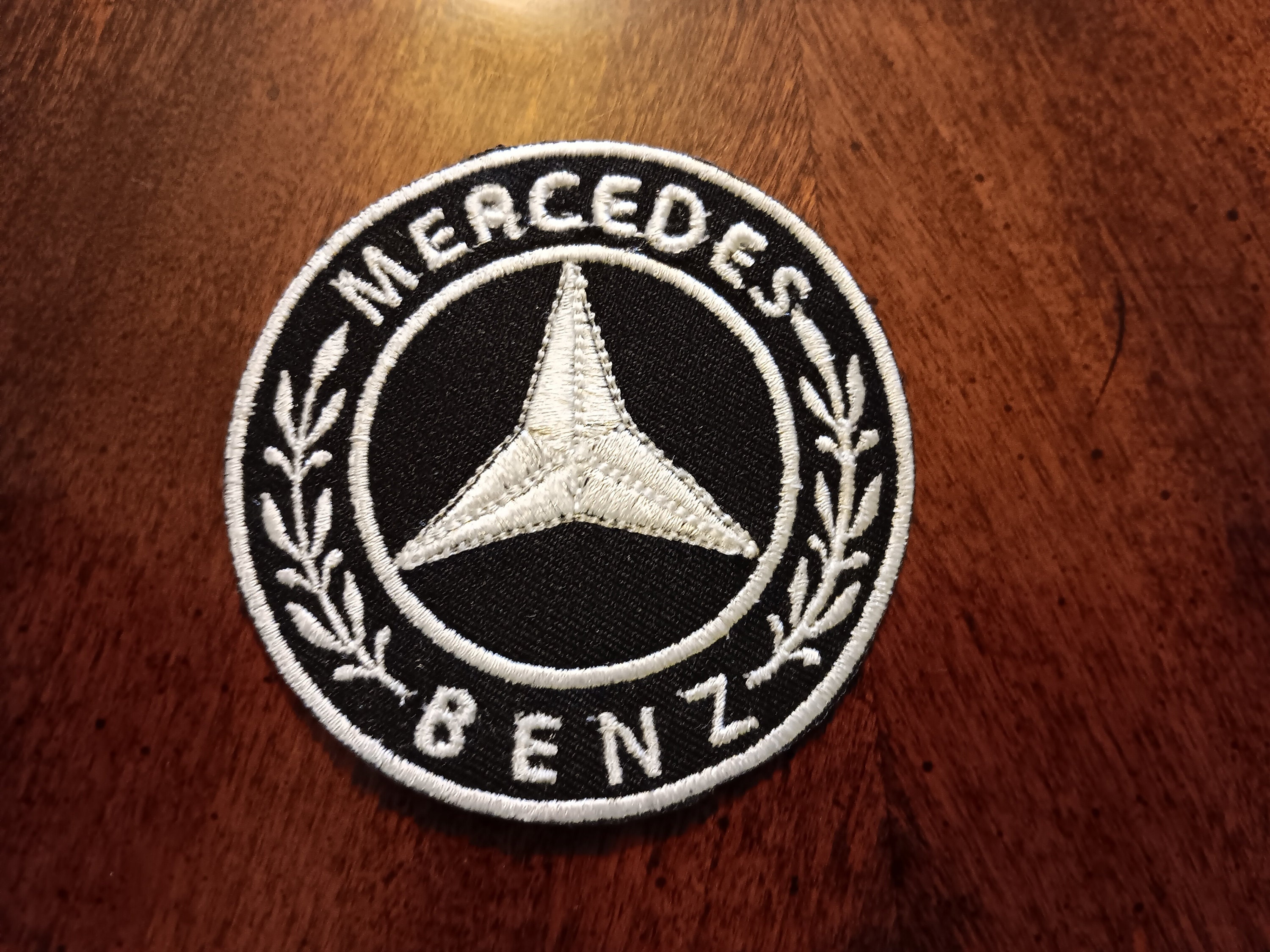 Patches Heavy Metal Embroidery Patch, Iron On Patch,sew On Patch, Mercedes Text Aufnäher Erwachsene