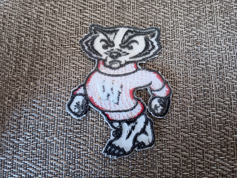 Vintage Badger Wisconsin Patch - Etsy