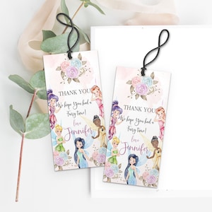 Fairy Birthday Welcome sign Party Invites Magical  Tinkerbell Enchanted Floral Garden Spring Princess