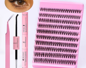 DIY Lash Extension kit at home, travel, on the go, false lashes, FREE WORLDWIDE shipping!