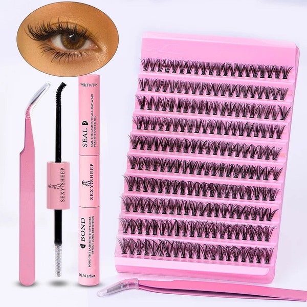 DIY Lash Extension kit at home, travel, on the go, false lashes, FREE WORLDWIDE shipping!