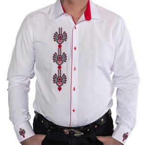 Polish folk,man shirt,embroidery shirt,highlander shirt,embroidery,folklore,regional,tradition,cotton,white,shirt,handmade