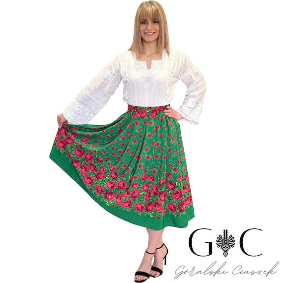 Medium long Traditional Highland Skirt Folk Skirt Traditional
