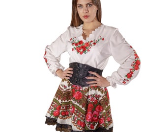 Traditional polish folk skirt highlander "CLEO" tulle skirt,skirt,flower skirt,regional,tradition,folklore,handmade,flowers