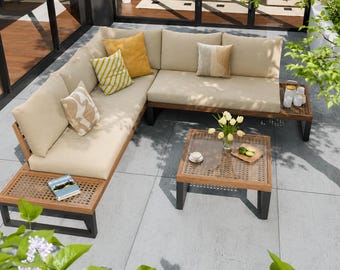 Custom Sunbrella Outdoor Cushion – 2-Inch Thick – Made-to-Order Replacement for Benches, Chairs & Window Seats