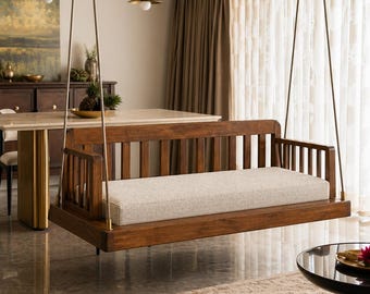 Custom Indoor Swing Cushions | 3" Thick | Made to Order