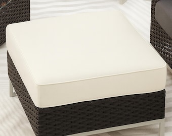 4" Thick Piped Bench Cushions for Indoor Benches, Mudroom, Dining & Window Seat