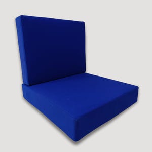 Outdoor Chair Cushions – Seat + Back Set | Waterproof Sunbrella/Agora Fabric, Removable Cover, Weather-Resistant Patio Cushion