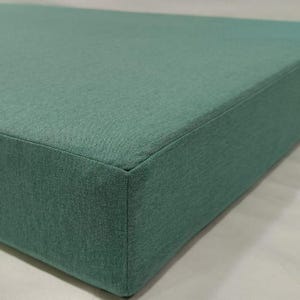 4-Inch Thick Outdoor Seat Cushions - Sunbrella Agora Fabrics - Durable Weatherproof Cushions for Patio Benches, Garden Furniture Decor