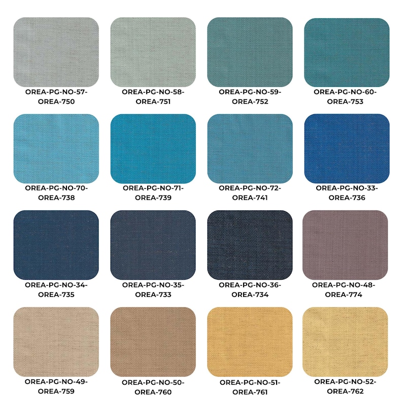 Premium fabric swatch set with 16 unique textile samples, offering a variety of materials for upholstery, bench cushions, and furniture.