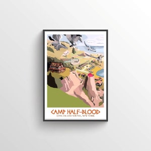 Camp Half-Blood Travel Poster