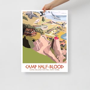 Camp Half-Blood Poster Percy Jackson and the Olympians