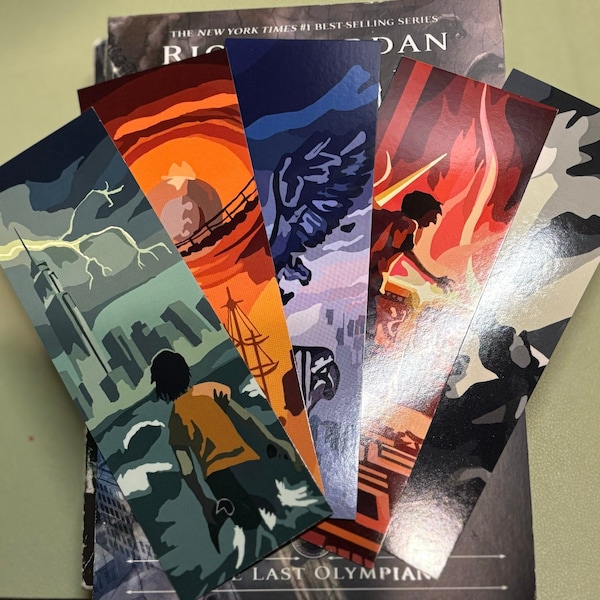 Percy Jackson and the Olympians Bookmark Set of 5