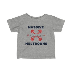 Massive Meltdowns Funny Toddler Shirt, Funny Toddler Tshirt, Funny Shirt for Infant, Funny Shirt for Baby, Funny Infant Tshirt, Infant Tee