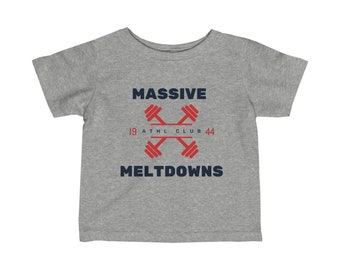 Massive Meltdowns Lustiges Kleinkind Shirt, lustiges Kleinkind Tshirt, lustiges Shirt für Säugling, lustiges Shirt für Baby, lustiges Säuglings Tshirt, Säuglings T-Shirt