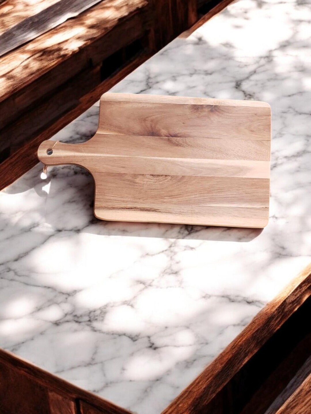 Personalized Acacia Cutting Board | Engraved Wood Serving Board With ...