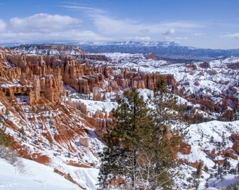 Nieve en Bryce Canyon