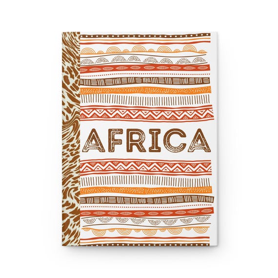 Africa Travel & Self-Reflection Matte Hardcover Journal
