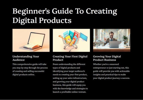 The Comprehensive Guide to Creating and Selling Digital Products