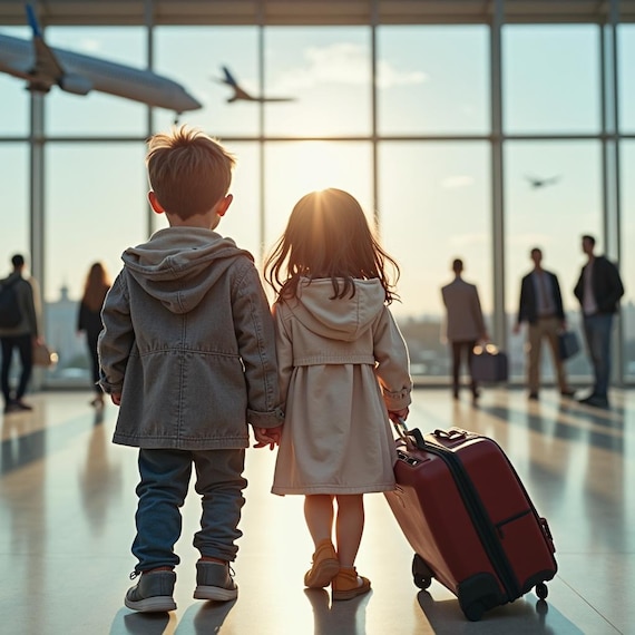 Multiple Minor (s) Single Consent to Travel Form Template | Notarized Travel Consent Document for Multiple Minors