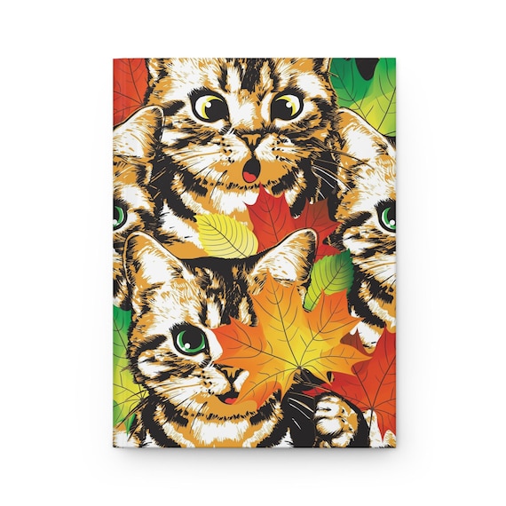 Curious Kitty - Matte Hardcover Journal