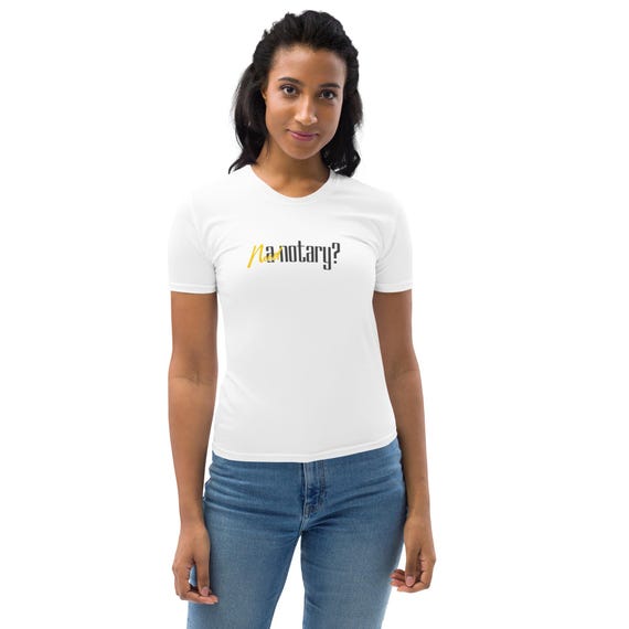 Notary on Duty: Signature V-Neck Tee