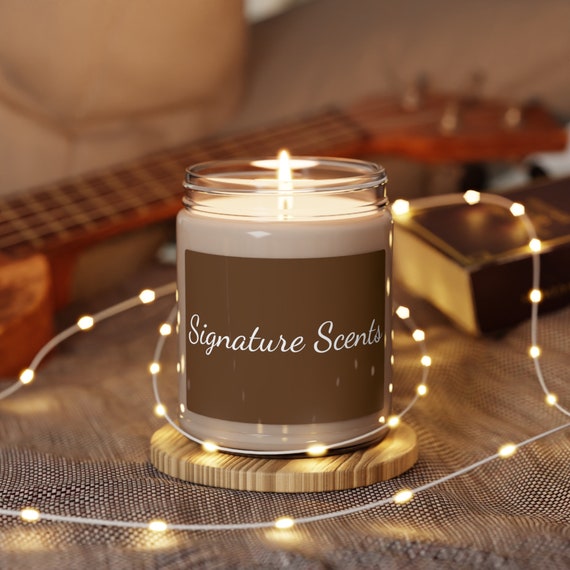 Signature Scents Scented Soy Candles in Reusable Glass Jars - 9oz | Eco-Friendly