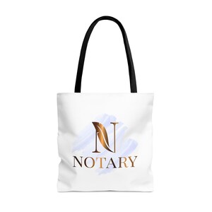 Large Notary Tote, Notary Creations, Notary Bag AOP Tote Bag