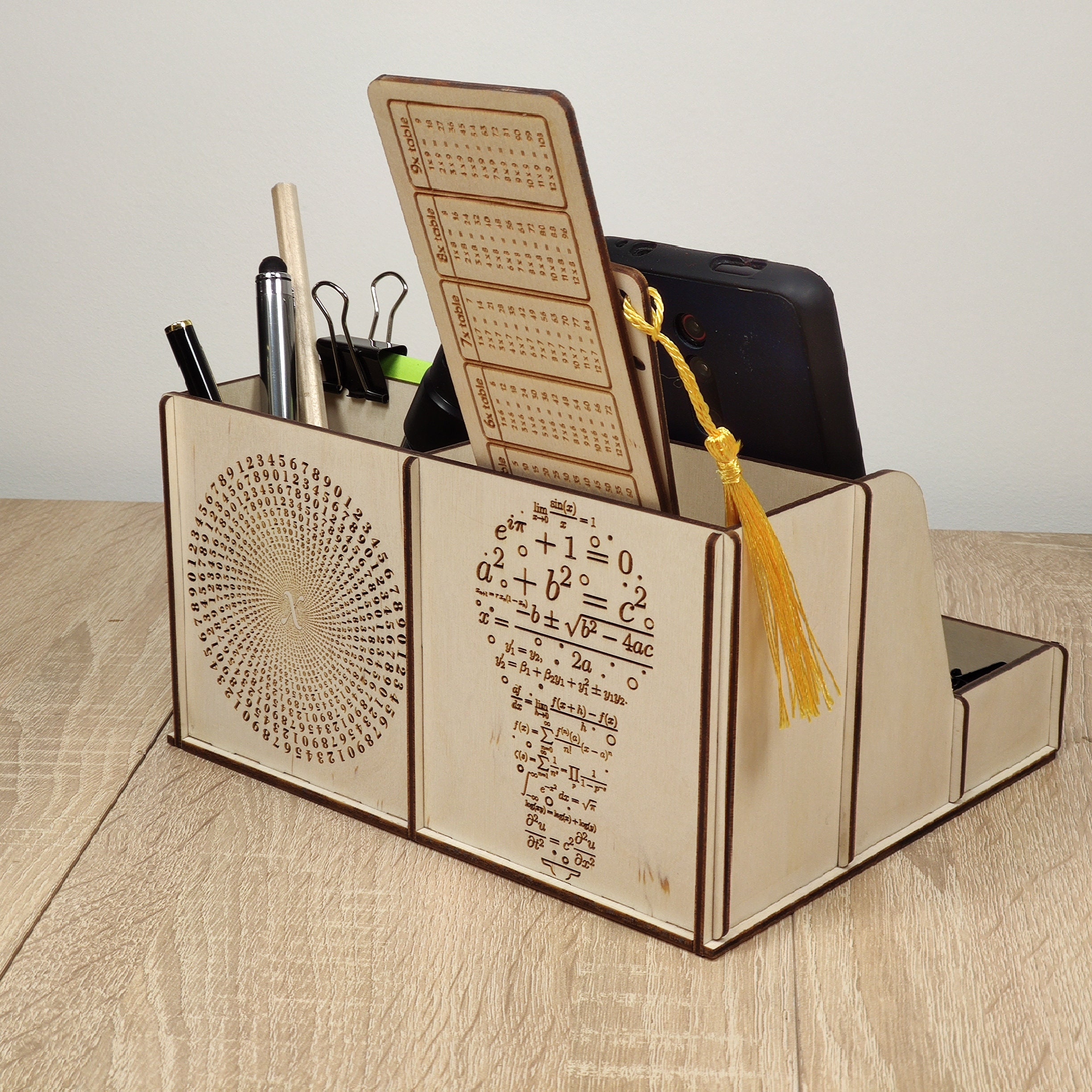 Personalized Desk Organizer for Kids or Office Desk Accessories