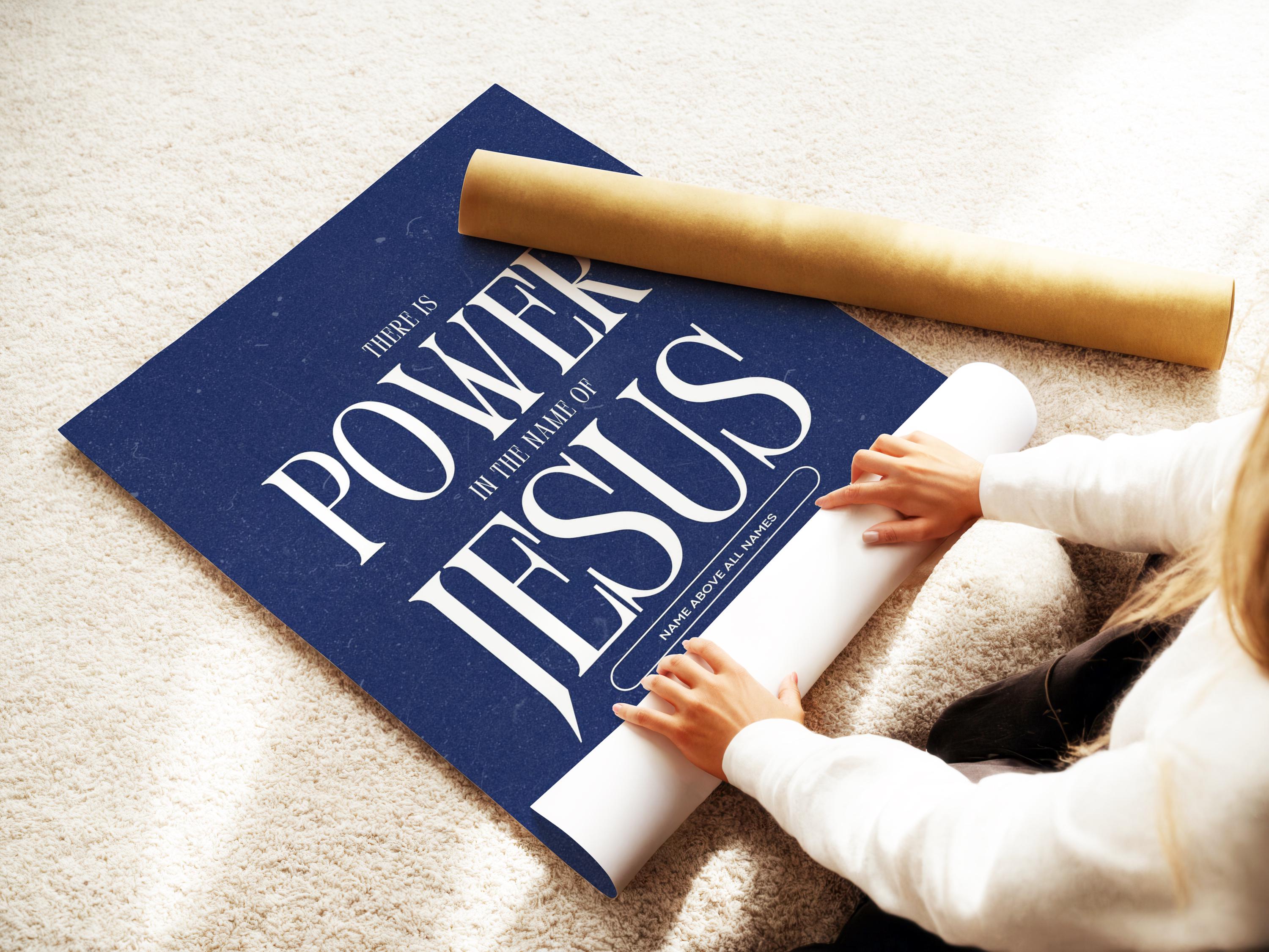 Power in the Name of Jesus | Digital Download | Printable | Bible Verse ...