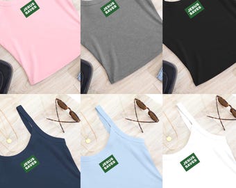 Canotta ispirata agli esercizi quotidiani di Gesù, maglietta corta, maglietta religiosa, abbigliamento alla moda per ragazze adolescenti, regalo per gruppi giovanili della chiesa