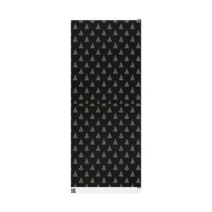 Gothic Wrapping Paper, Skulls on a Christmas Tree, Alternative Gift Wrap - Black Paper With Bone White Tree & Skulls, Elegant, Edgy Paper image 9