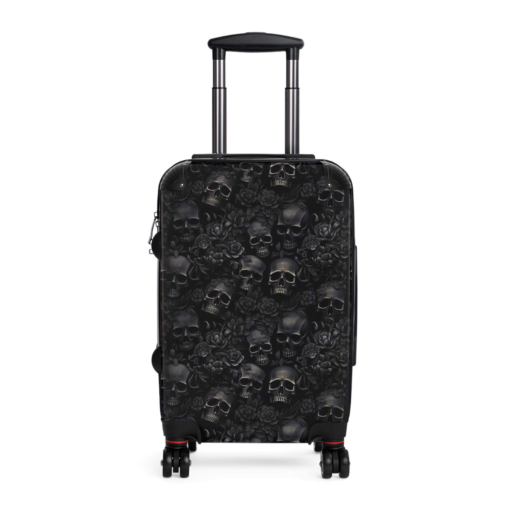 it luggage skulls embossed hardside