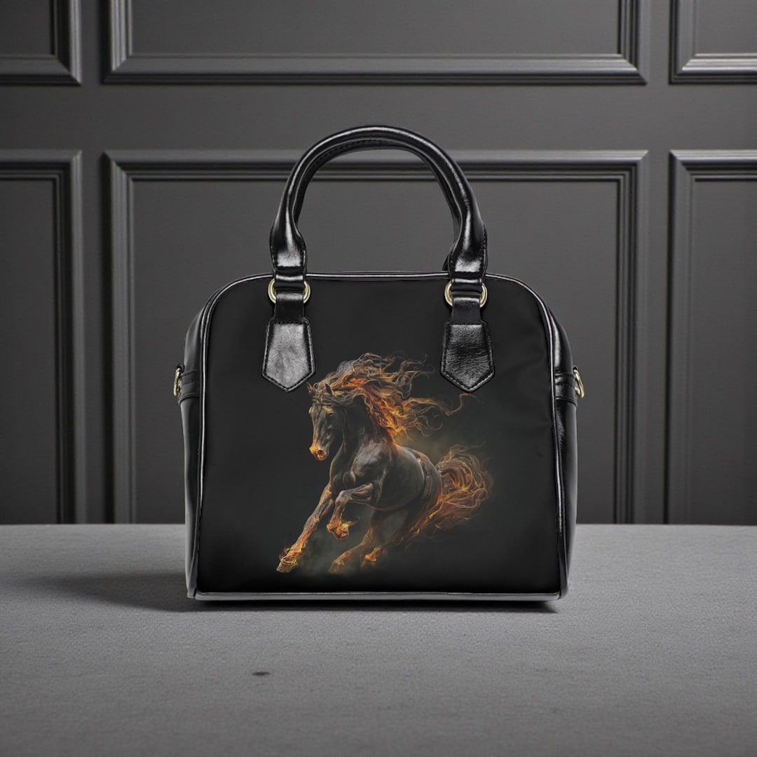 Fire Horse Purse, 2026 Year of the Horse, Fiery Galloping Horse