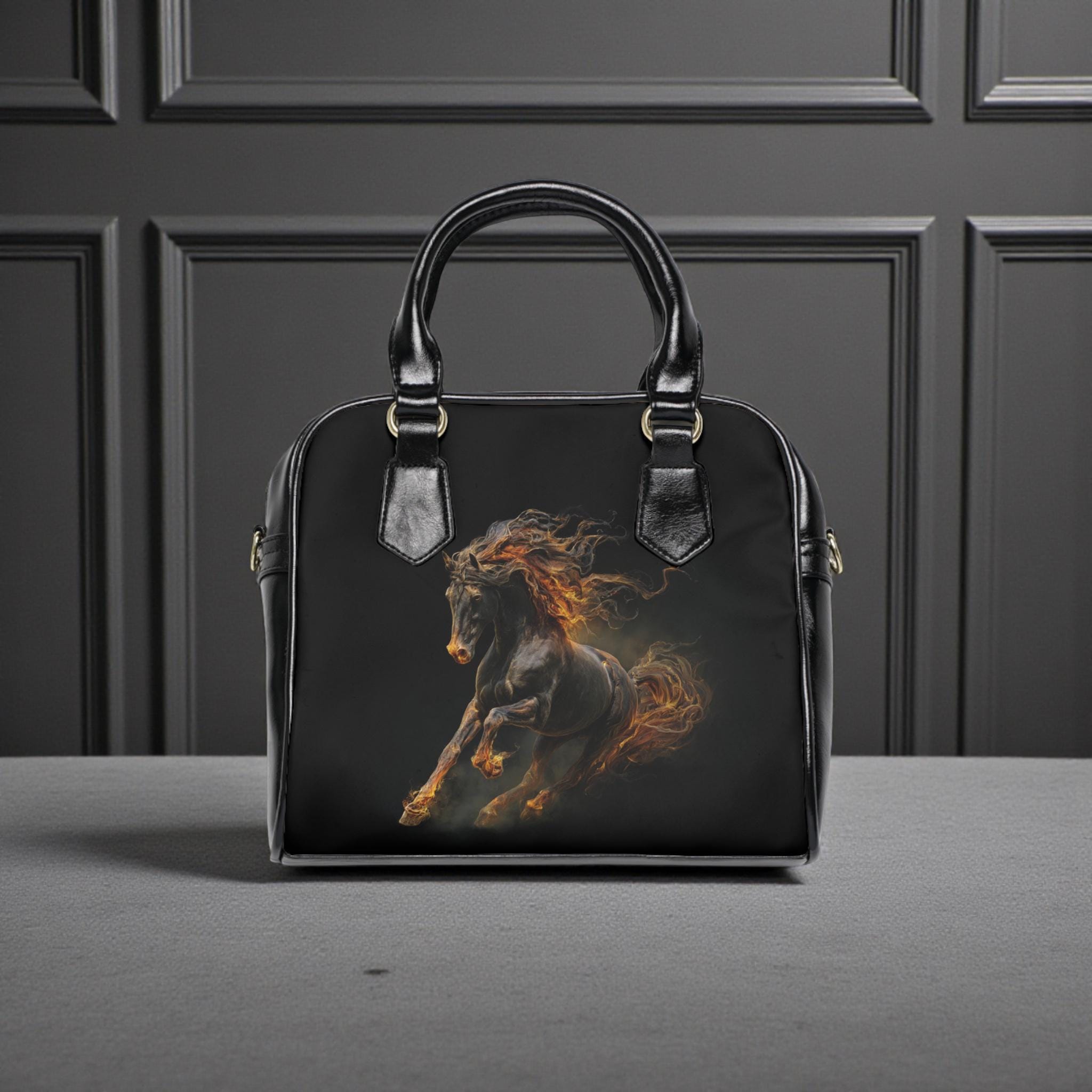 Fire Horse Purse, 2026 Year of the Horse, Fiery Galloping Horse