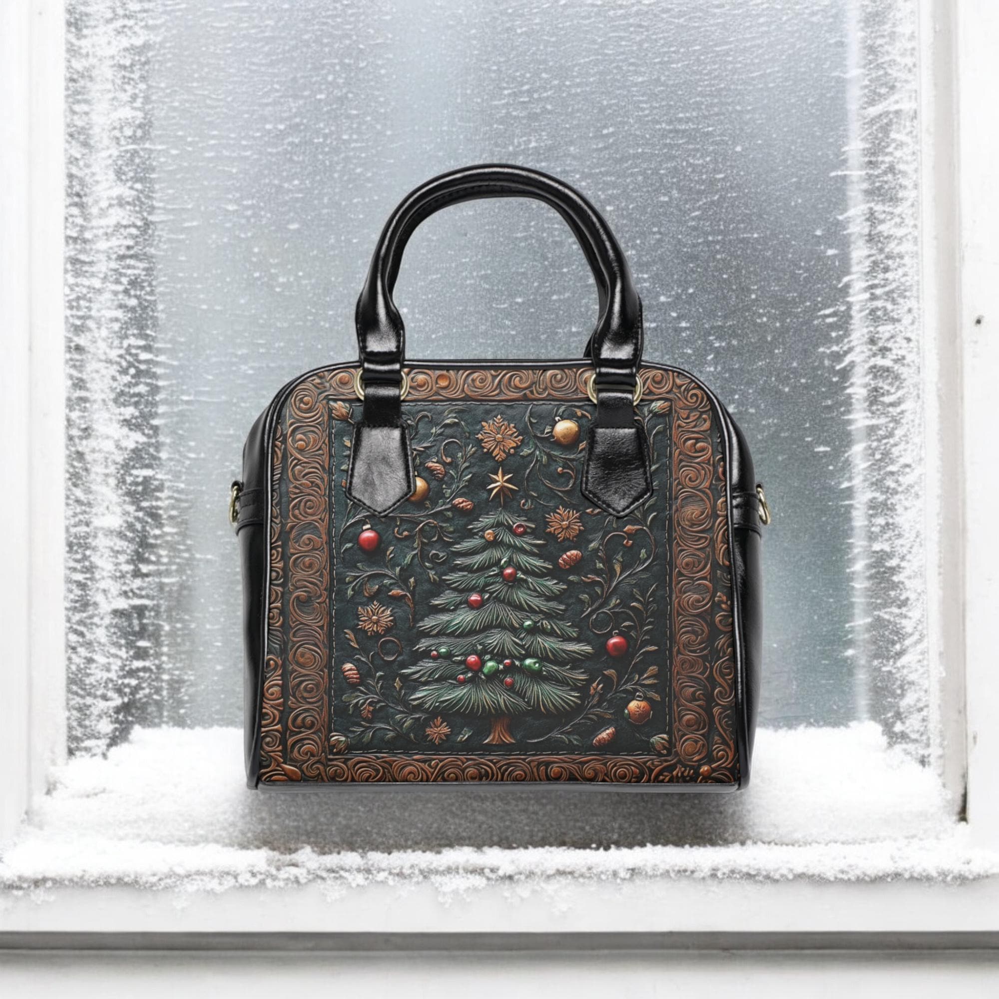 Festive holiday handbag Etsy