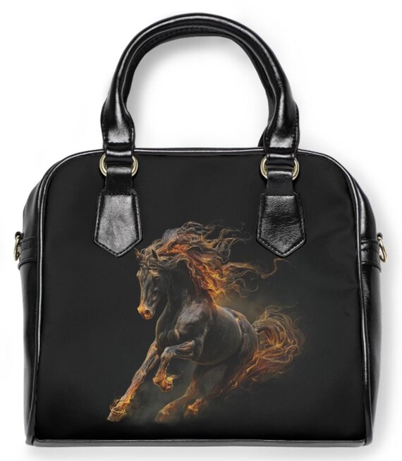 Fire Horse Purse, 2026 Year of the Horse, Fiery Galloping Horse
