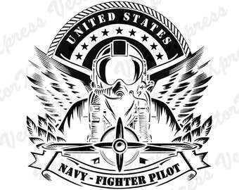 海軍飛行士の翼 - アメリカ海軍航空パイロット - パッチ ロゴ デカール