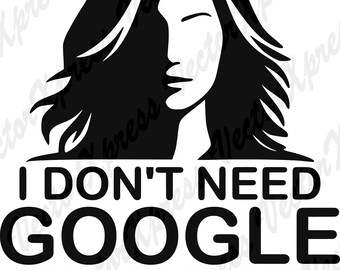 Funny Quotes: My Wife Knows Everything Saying | Silhouette Cut Files Vector Graphic