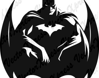 Superhero Cut Files: Vector Graphic, Multiple Formats, High-Quality