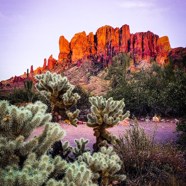 Superstition Mountains - Arizona Photo Print