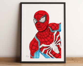 サム・ライミのスパイダーマンの絵 – A4 ジクレープリント | Artology サム・ライミのスパイダーマンの絵 – A4 ジクレープリント | Artology