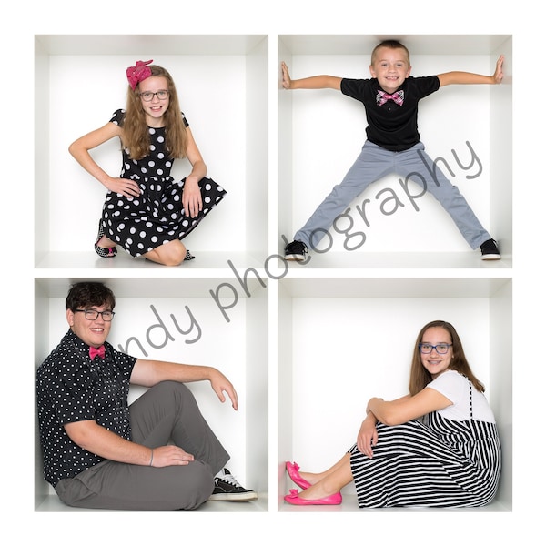 4 Grid Box Photography Template Etsy