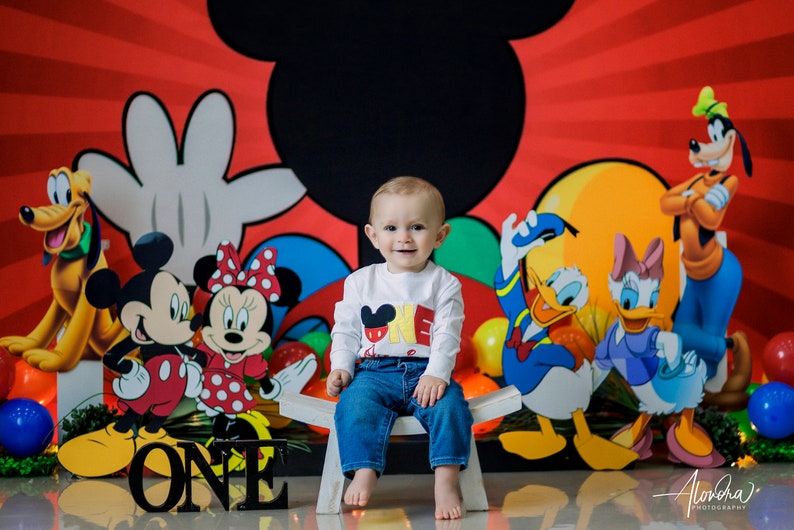 Mickey Mouse clubhuis achtergrond afbeelding 1