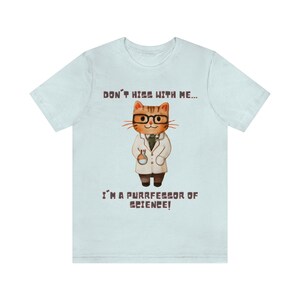 Purrfessor of Science Short Sleeve Tee
