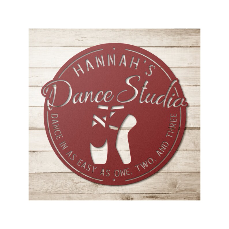 Personalized Metal Ballet Sign: Custom Dance Studio Wall Art - Etsy